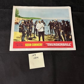 Thunderball Original Lobby Card James Bond 11X14