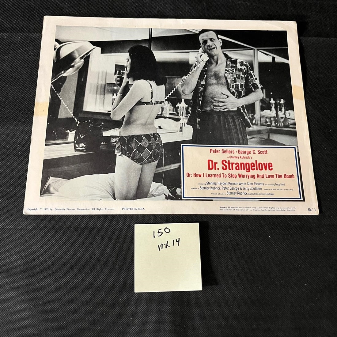 Dr. Strangelove Original Lobby Card Peter Sellers (1 of 2)