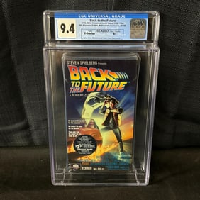 CGC 9.4 Back to the Future Sealed VHS