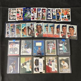 Modern Baseball Card lot, Autos, Jersey Cards +