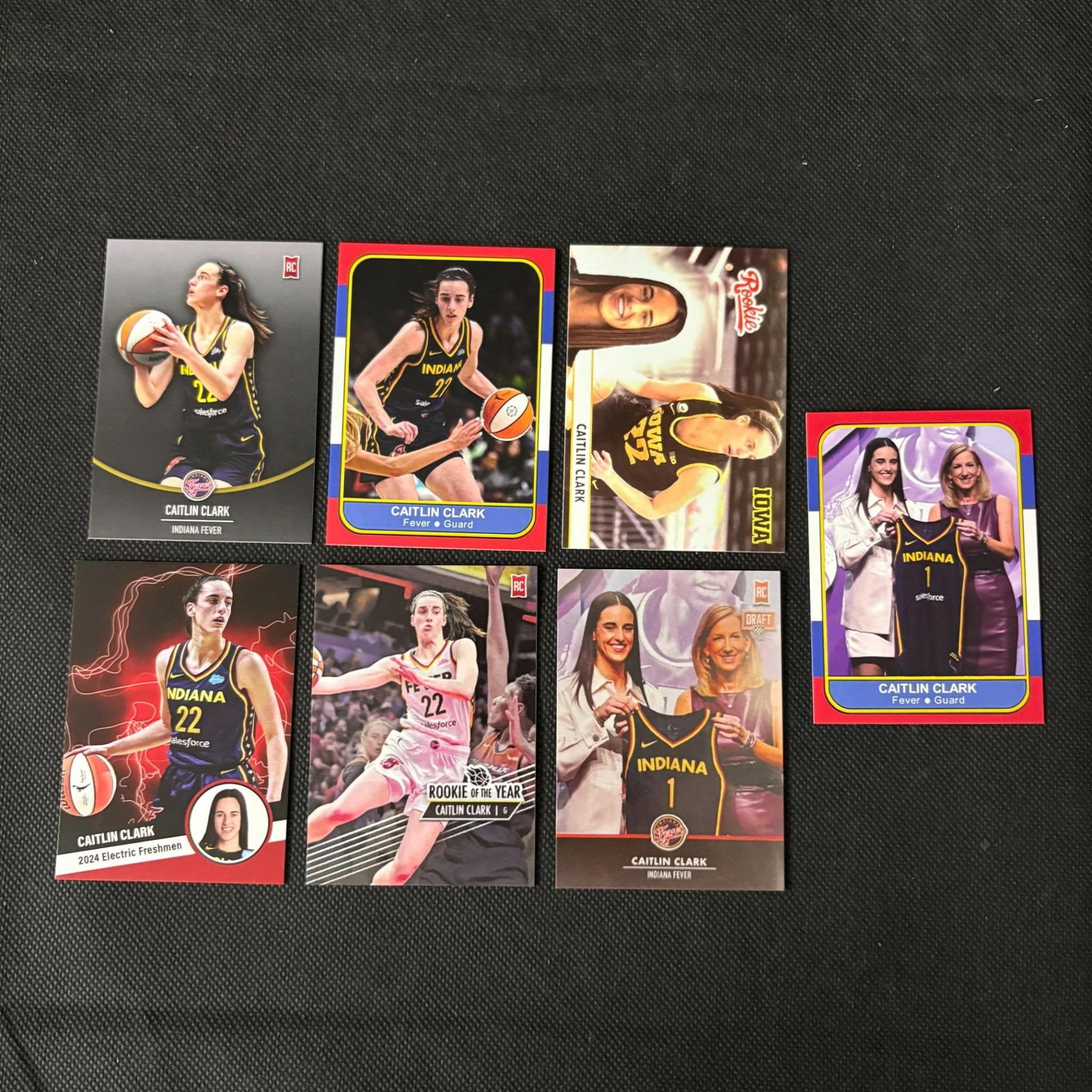 Caitlin Clark Promo + Cards: We ship in-house! We ship internationally. We also offer pick up and we offer a discount for cash payments. Please look at pictures carefully to determine what you believe are the condition of each lo