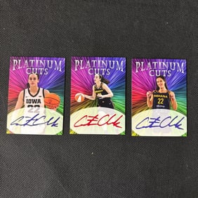 Caitlin Clark Platinum Cuts Facsimile Auto Cards