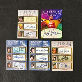 Entertainer Facsimilie Auto Cards Platinum Cuts