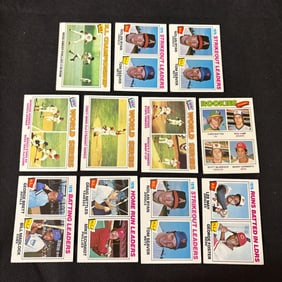 1977 Topps Leaders, Rookies, WS Baseball Cards