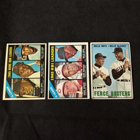 1966 Topps Willie Mays Baseball Cards