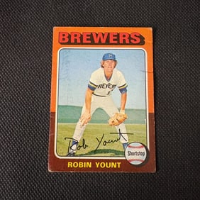 1975 Topps Robin Yount Rookie Baseball Card