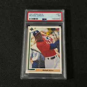 PSA 7 Michael Jordan Upper Deck Baseball Card