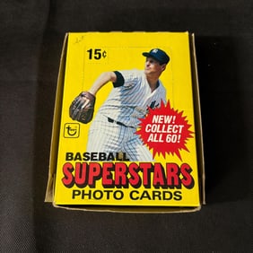 1980s Topps Super Star Jumbo Baseball Cards