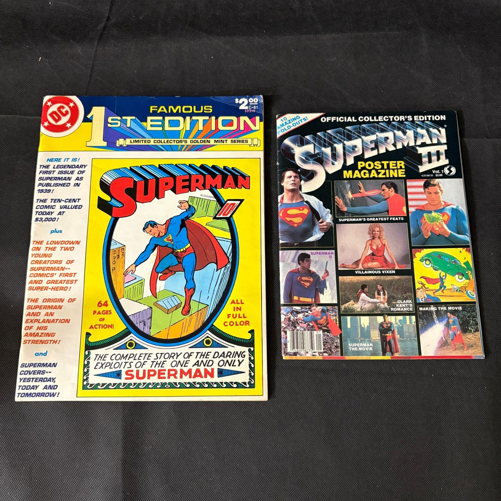 Famous 1st Edition Superman 1 + Poster Magazine (1 of 4)