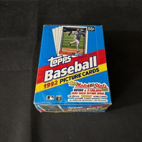 1992 Topps Baseball Unopened Box