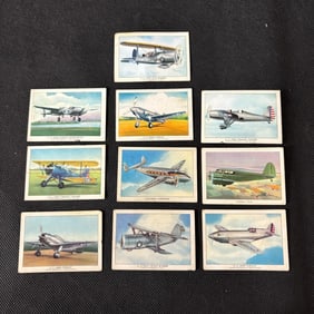 Wings Cigarettes Series A & B Cards