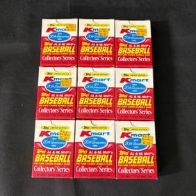 9 Kmart 1982 MVP 20th Anniversary Baseball Sets
