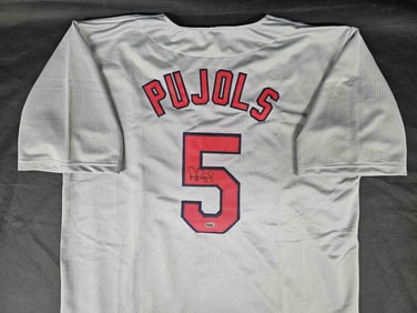 Albert Pujols Signed Cardinals Jersey COA