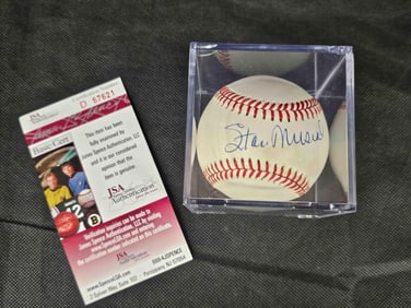 Stan Musial Signed Baseball JSA COA