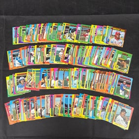 Large Lot 1975 topps baseball card singles