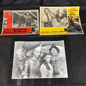 Vintage Clint Eastwood Foreign Lobby Cards, +