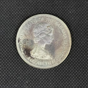 1972 Bahamas 2 Dollars Coin