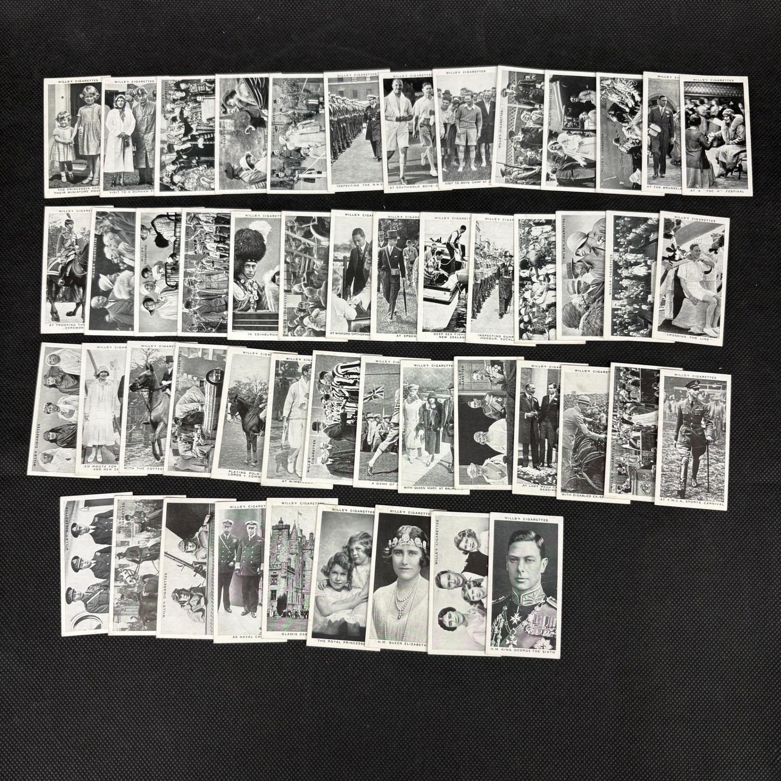 W.D. & H.O. Wills Our King and Queen Complete Set (1 of 2)