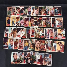 1959 Fabian Complete Set Cards 1-55