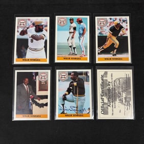 1992 Front Row Willie Stargell Auto 5 Card Set
