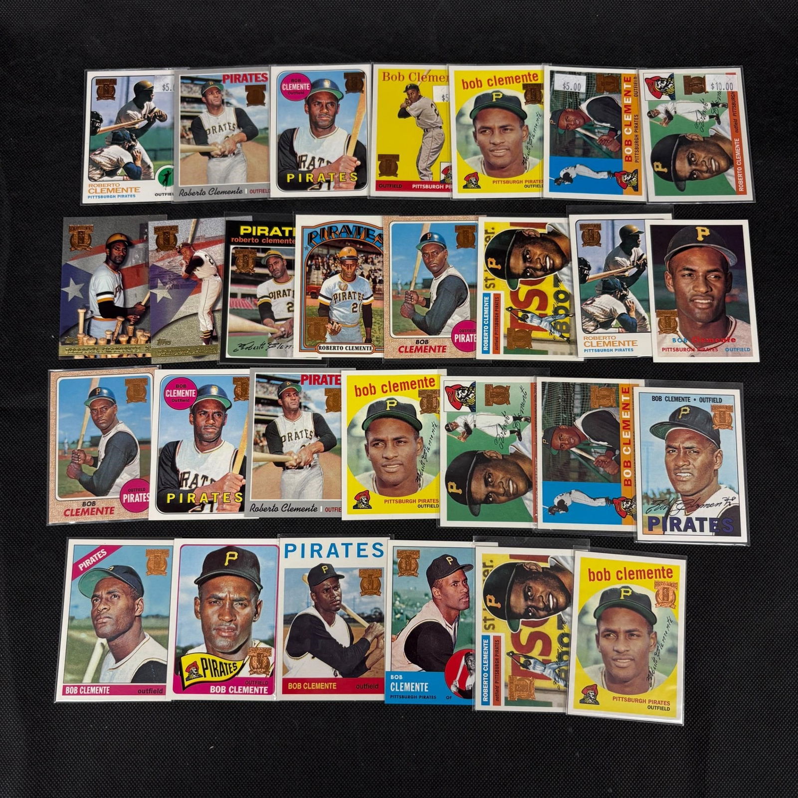 Topps Roberto Clemente Stamped Inserts Cards (1 of 2)