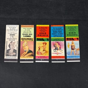 1960s MatchBook Cover All Pen State York Jamestown