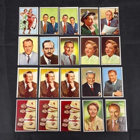 1953 Bowman TV and Radio NBC Cards