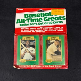1986 All-Time Greats Coll Set Mantle Aaron