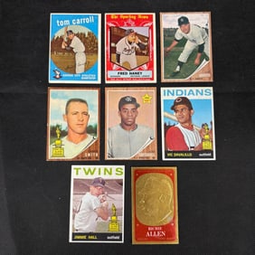 1950s-60s Baseball High Numbers and Rookie Awards