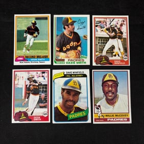 1970s and 1980s Topps San Diego Padres HOFers