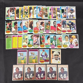 1972 1976 1978 Topps Football Cards