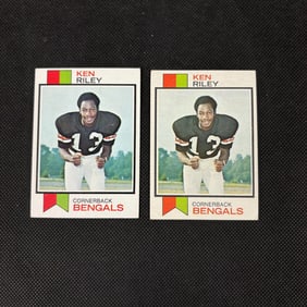 1973 Topps Football Ken Riley Rookie Card