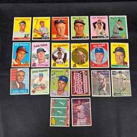 1957 1958 1959 Topps Baseball with Duke Snider