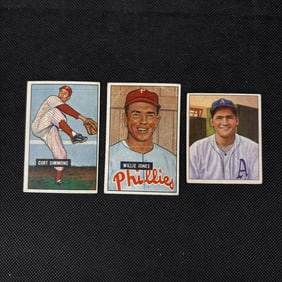 1950 Bowman Baseball Low # & 1951 Bowman Baseball