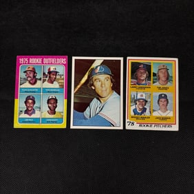 1975 Topps Jim Rice RC 1979, Morris RC SSPC +