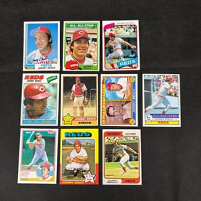 1970s 1980s Topps Johnny Bench Baseball Cards