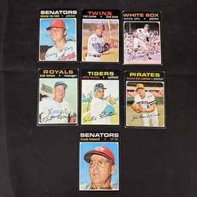 1971 Topps Baseball Cards Denny McLain and Stars