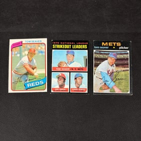 1971 and 1980 Topps Tom Seaver Baseball Cards