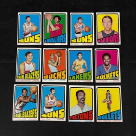1972-73 Topps Basketball Card lot