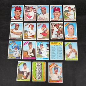 1966 Topps Baseball Card lot