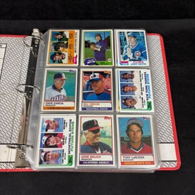 1980s Topps Baseball Card Binder
