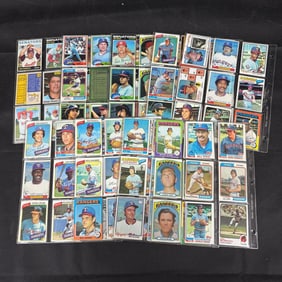 1970s Topps Baseball Card Pages