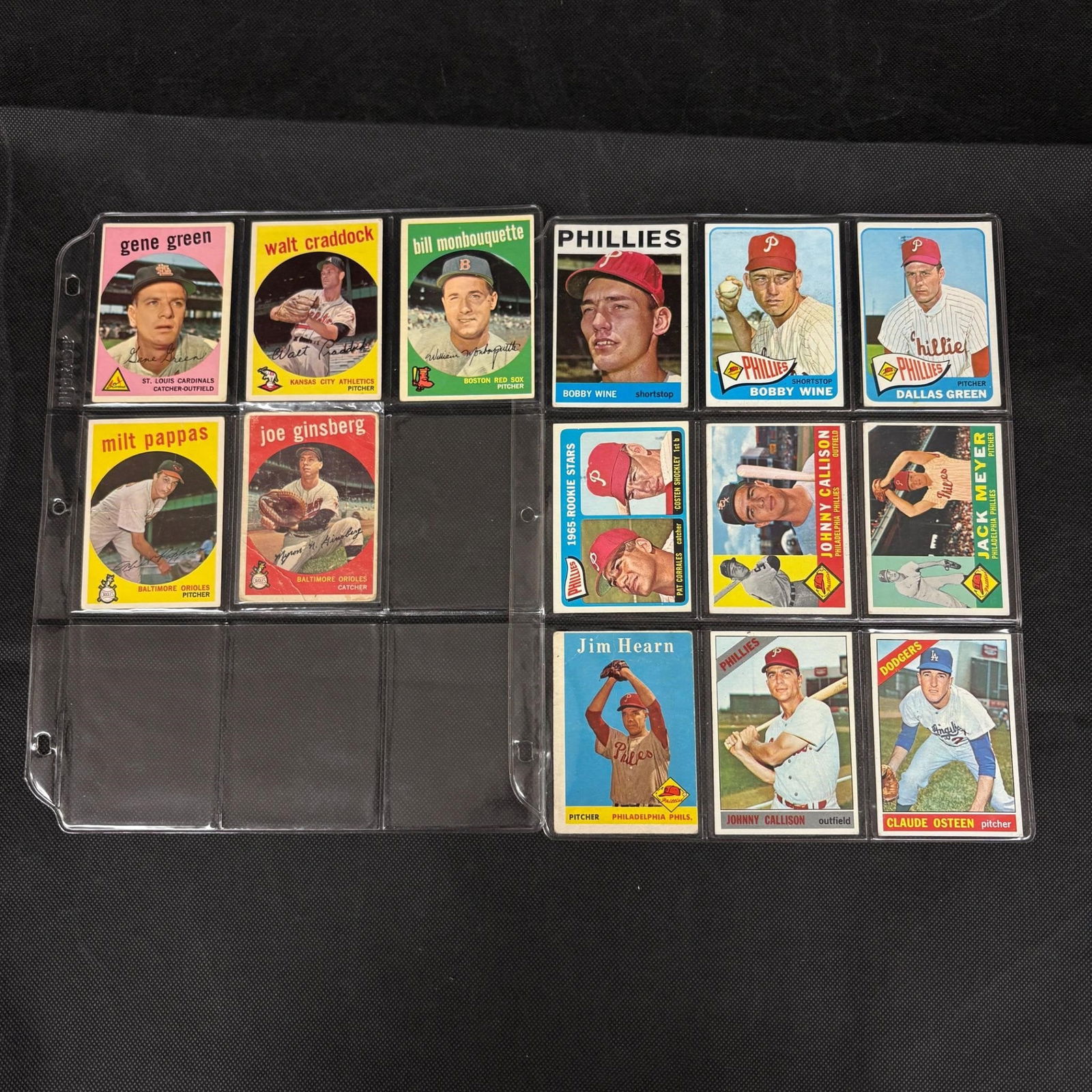1966 Topps and 1959 Topps Baseball Pages (1 of 2)