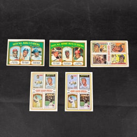 1972 Topps Hank Aaron Baseball Card Lot