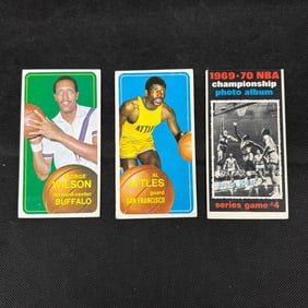 1970-71 Topps Jerry West,George Wilson RC