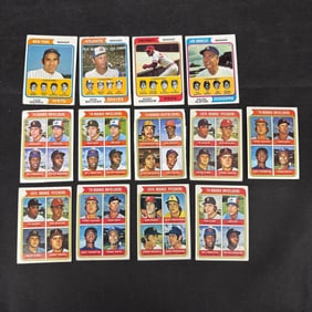 1974 Rookies and HOF Baseball Cards
