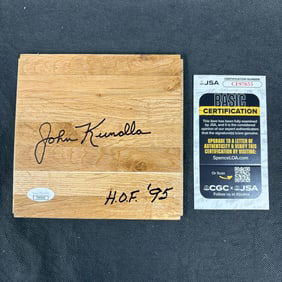 John Kundla Signed Floorboard, JSA COA