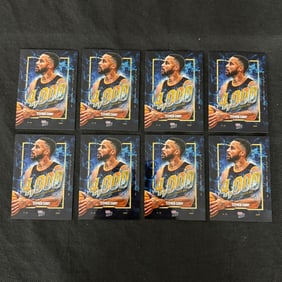 Topps Now Steph Curry 4000 Point Cards
