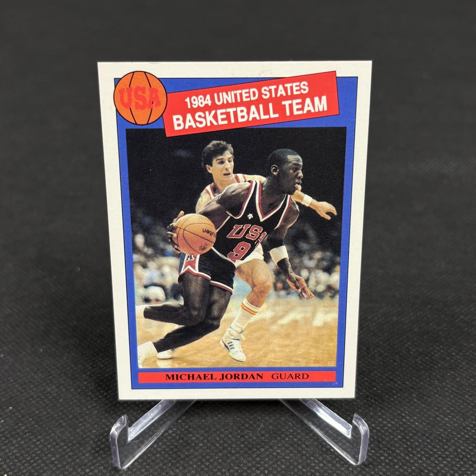 1984 Missing Link Michael Jordan Olympics Card (1 of 2)