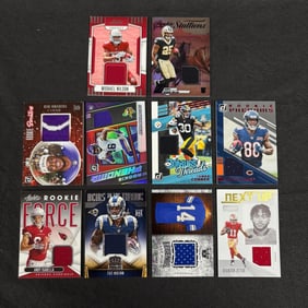 Jersey Football Card lot, Rookies +